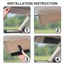 VBGURR Support de lunettes de soleil pour pare-soleil de voiture, clip de lunettes de soleil en cuir PU pour visière, étui à lun
