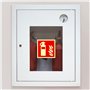 6 Pièces Panneau Extincteur 15 x 15 cm Plaque Extincteur d'Incendie PVC Autocollant Luminescence Autocollant Extincteur Indicati