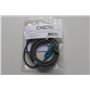 CNCTEC Interrupteur de proximité inductif miniature 10-30 V PNP NO 4 mm Arrêt de fin de course IP68 Bleu
