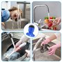 GZYYANG 12 Pièces Mousseur Robinet, Plastique Filtre Robinet, M21.5 Mousseur Robinet Cuisine, Insert de Filtre de Robinet Avec 2