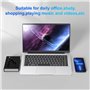 PINSTONE Ordinateur Portable 14" - Processeur Celeron N4000, 6 Go de RAM, 128 Go de Stockage - Portable Léger et Performant