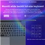 PINSTONE 15,6" PC Portable - 16 Go de RAM 512 Go SSD, Ordinateur Portable Alder Lake-N95, Le Soutien Laptop Computer Touch ID, W