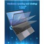 PINSTONE 15.6’’ PC Portable 16Go RAM LPDDR4 512 Go SSD Ordinateur Portable Celeron N5095 Processeur Laptop Computer Touch ID Blu