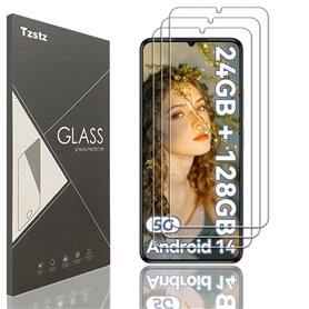 Tzstz 3 Pièces Verre Trempé D'écran Protecteur pour OUKITEL C50 Dureté 9H Anti Rayures HD Film de Protection D'écran
