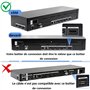 Câble One Connect BN39-02395A de 5 m compatible avec Samsung QLED TV 55"-75" Q7FN Q8FN Q8CN Q9FN Series, modèle 2018