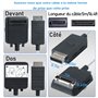 Câble One Connect BN39-02395A de 5 m compatible avec Samsung QLED TV 55"-75" Q7FN Q8FN Q8CN Q9FN Series, modèle 2018