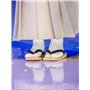 SATINIOR 6 Paires Unisexe Tabi Chaussettes Flip Flop Geta Chaussettes en Coton Chaussettes Tabi Split Toe Élastique pour Les Fem