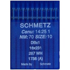 La Canilla - Lot de 10 aiguilles pour machine à coudre industrielle Schmetz DBx1 1738(A) 16 x 231