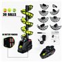 Lanceur De Balle Tennis (Peut contenir 30 Balls),Machine De Tennis adapté aux débutants/entraîneurs,Tous Niveaux&âges,Disponible