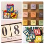 BUENTYA 12 PCS Blocs de Sculpture en Tilleul Naturel Blocs de Bois Brut Carré Cube en Bois Bricolage Lisse et Légèr Loisirs Créa