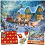 Le Puzzle Calendrier de l'Avent - La Magie de Noël par Abraham Hunter