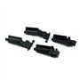 Bross Auto Parts BSR501 Clips coulissants pour rideau de toit ouvrant A2118950105 A2118950205 Compatible avec Mercedes C W203 E 