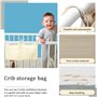JAONLD Suspendu Organisateur de Couches Rangement Suspendu Lit Bebe, Organisateur Bebe Organiseur de Suspendu pour Bébé pour d'e