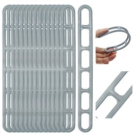 VGECEE 25 Pcs Éléments de Serrage en Plastique pour Auvent