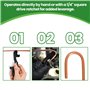 VGECEE Outil de cintrage de Tuyau de Frein en Acier pour conduites de Frein 4,75 mm résistant à l'usure Outil Pratique de cintra