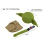 Tongdejing Ensemble de costume pour bébé d'anniversaire Doux dessin animé Vêtements faits à la main Crochet pour photographie de