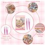 Noaxylic 20 Pièces 3 20 Pièces 3D Miniature Scene Stickers Set, Autocollants de Scène avec pincettes，Autocollants 3D，House Stick