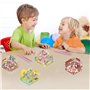 Noaxylic 20 Pièces 3 20 Pièces 3D Miniature Scene Stickers Set, Autocollants de Scène avec pincettes，Autocollants 3D，House Stick