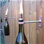 Lot de 12 Mèches en Fibre de Verre de Rechange pour Lampes Torches 25 cm Mèche en Fibre de Verre pour Eclairage Décor Extérieur 