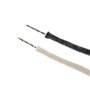 Alnicov Câble de guitare pré-étamé de 1.0 m - 22 AWG - 22 ga - Revêtement en tissu Style vintage