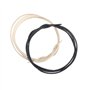 Alnicov Câble de guitare pré-étamé de 1.0 m - 22 AWG - 22 ga - Revêtement en tissu Style vintage