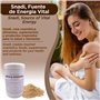Snadi - Argile Ghassoul | 1 kg | Poudre de Pierre de Lave du Maroc | Pour le Soin de la Peau et des Cheveux | Exfoliante et Adou