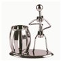 Alletechplus Métal Art Crafts crayon et Pen Holder Display – décoratifs pour saxophone Thème Bureau d'organiseur