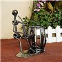 Alletechplus Métal Art Crafts crayon et Pen Holder Display – décoratifs pour saxophone Thème Bureau d'organiseur