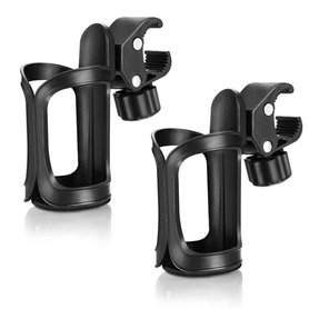 Mise à Niveau du Porte-vélos 2 Porte-Bouteilles 360 degrés Rotation Rotation Rapide Anti-dérapant Tasse Porte-Boisson pour Pouss