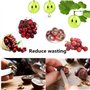 CHCH Trancheuse Tomate Raisin Fruit Légumes Salade Slicer Cerise Fruit Coupe Demi-Vert ou rouge
