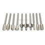 Lot de 10 fraises à défoncer en acier rapide de 3 mm pour menuiserie et défonceuse Dremel Foredom