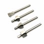 Lot de 10 fraises à défoncer en acier rapide de 3 mm pour menuiserie et défonceuse Dremel Foredom