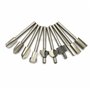 Lot de 10 fraises à défoncer en acier rapide de 3 mm pour menuiserie et défonceuse Dremel Foredom
