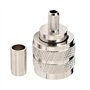 Pince à sertir pour câble coaxial avec 5 connecteurs UHF mâle PL259 pour câble RG58 LMR195, outil de compression professionnel K