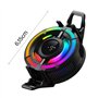 Utilify Refroidisseur de Téléphone Portable avec Lumière RGB | Refroidissement Rapide par Semi-conducteur | Ventilateur Intellig