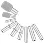 TOVOT Kit d'assortiment de 100 broches d'étagère 4 styles supports d'étagères pour Meuble Armoire Placard Etagère