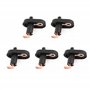 sourcing map 5 Pièces Caoutchouc Noir Porte Lampe Interrupteur Eclairage Assemblage pour voiture