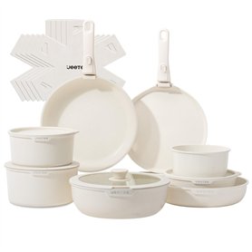 JEETEE Batterie de Cuisine Antiadhésive 19 Pcs