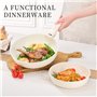 JEETEE Batterie de Cuisine Antiadhésive 20 Pcs, Sets de Poêles et Casseroles avec Poignée Amovible, Ensemble de Cuisine pour Cam