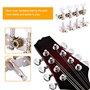 Pinces de réglage, têtes de machines RiToEasysports Mandolin Cordes de réglage, pinces 4L4R pour accessoire d'instruments Mandol