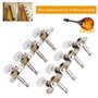 Pinces de réglage, têtes de machines RiToEasysports Mandolin Cordes de réglage, pinces 4L4R pour accessoire d'instruments Mandol