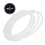 6pcs Nouvelle Bague de Joint en Caoutchouc de Joints d'étanchéité pour la Lame transversale Plate de Balle Magique(6pcs)