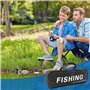 Kit de pêche pour enfants, kit de démarrage pour enfants, 180 cm, kit complet d'accessoires de pêche, canne à pêche télescopique