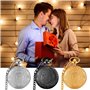 BYZESTY Lot de 3 montres de poche vintage avec chaîne - Montre de poche à quartz rétro avec chaîne - Montre de poche rétro avec 