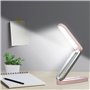 Nizirioo Lampe de bureau LED sans fil pliable - Lampe de table à intensité variable avec 3 niveaux de luminosité - Lampe de tabl