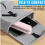 Nizirioo Lampe de bureau LED sans fil pliable - Lampe de table à intensité variable avec 3 niveaux de luminosité - Lampe de tabl