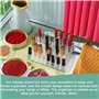 Organiseur de rouge à lèvres 40 emplacements : rangement en acrylique transparent, porte-rouge à lèvres pour rouges à lèvres et 