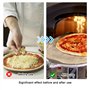 Pelle à Pizza: Pelle Pizza Perforée 6 Pouces avec Poignée Amovible Pelle a Tarte Spatule Pizza 80 cm, Résistant Aux Hautes Tempé