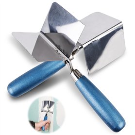 TOATELU Truelle d'angle Inoxydable: 2 pièces Truelle d'angle 80 x 60 mm