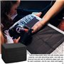 TOATELU Lot de 125 Bavoirs Dentaires - Noir - 45 x 33 cm - Qualité Supérieure - Imperméables - Pour Table de Tatouage et Cliniqu